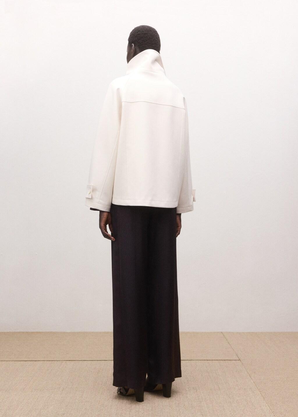 Brown Straight-Leg Trousers With Adjustable Waist, Brown, large image number 2