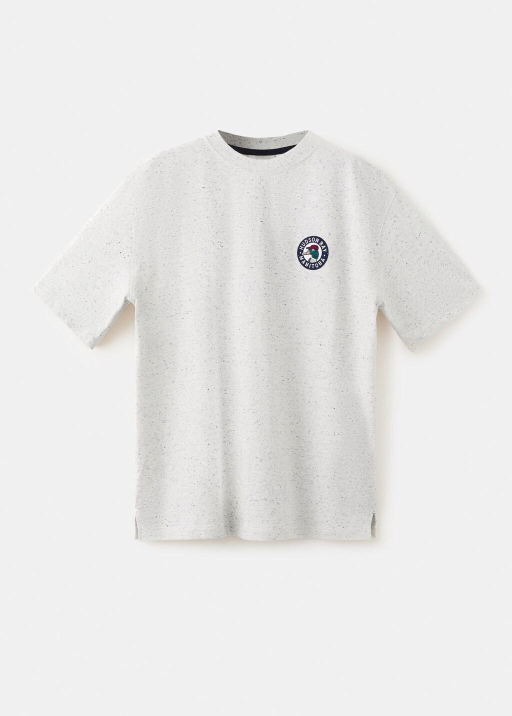 Grey Lt Pastel Short-Sleeved Printed T-Shirt, Kids Boy, Light Pastel Grey, large image number 5