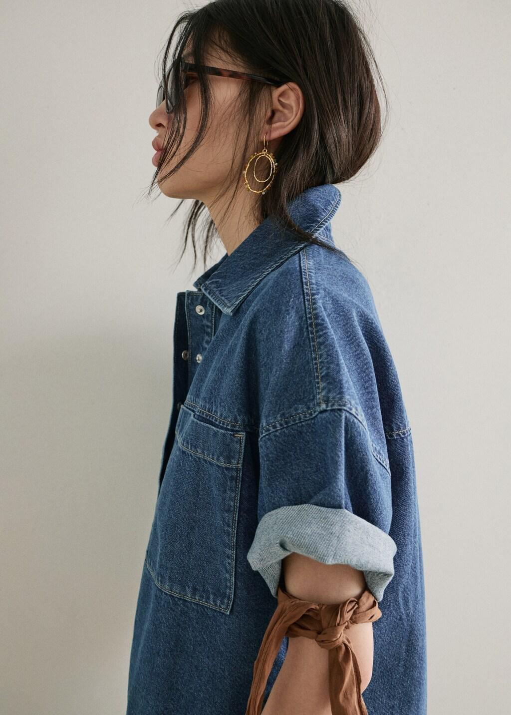 Gold Bead Hoop Earrings, Gold, large image number 0