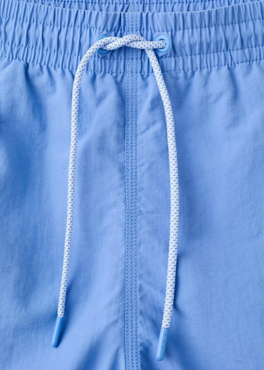 Blue Lt Pastel Basic Drawstring Swimsuit, 0201_51, large image number 1