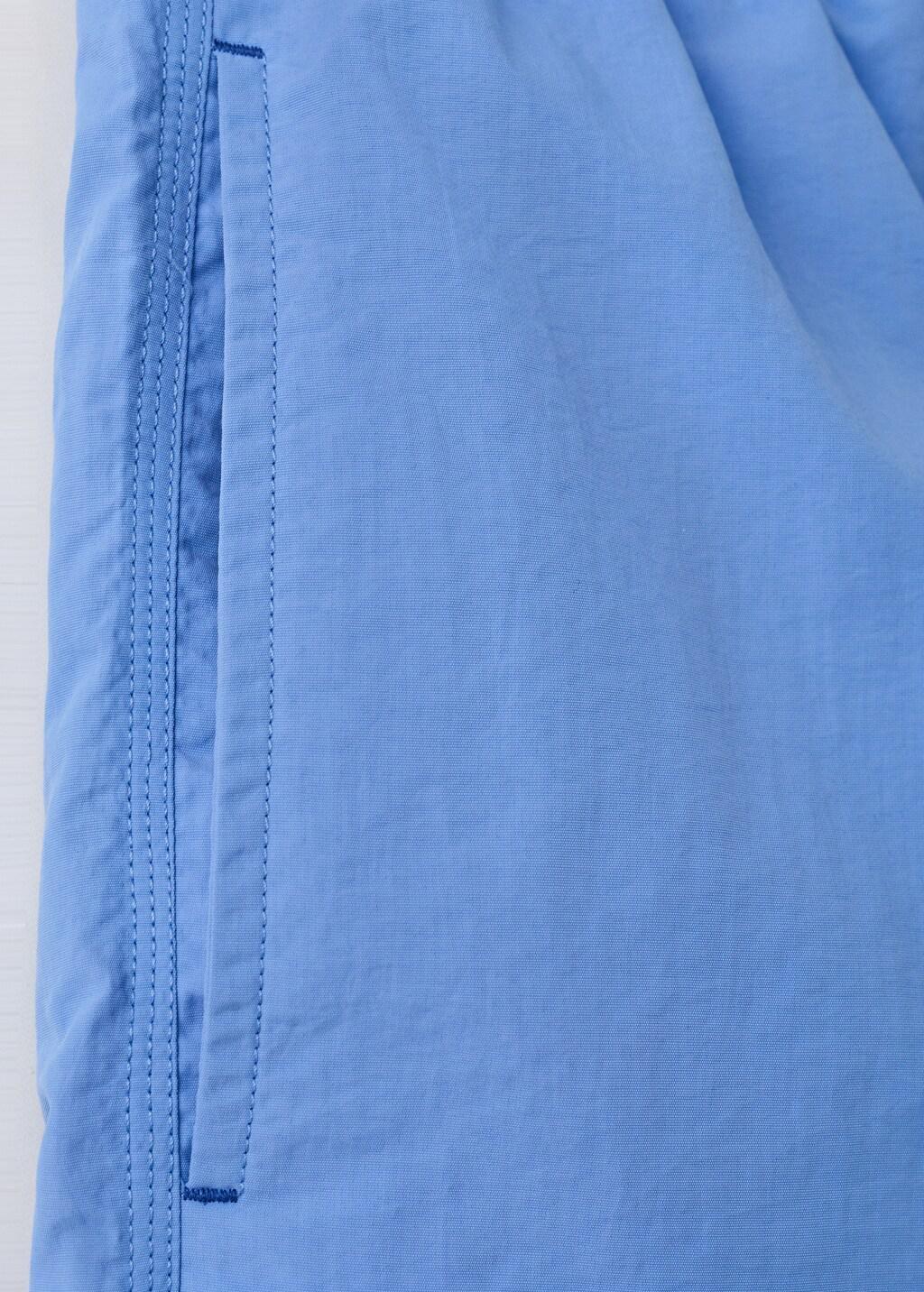Blue Lt Pastel Basic Drawstring Swimsuit, 0201_51, large image number 5