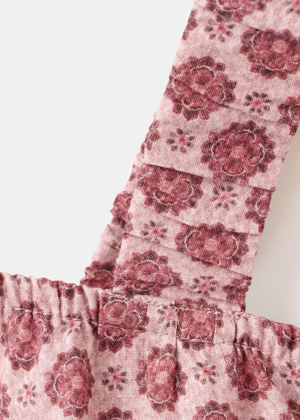 Red Floral-Print Cotton Blouse, Kids Girl, 0201_76, large image number 0