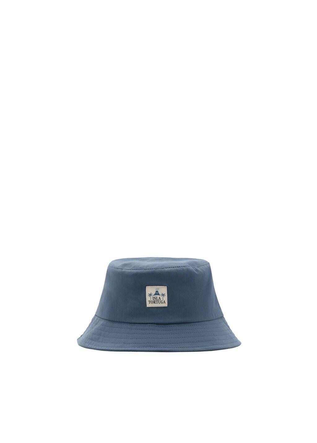 Blue Embroidered Bucket Hat, Baby Boy, Medium Blue, large image number 4