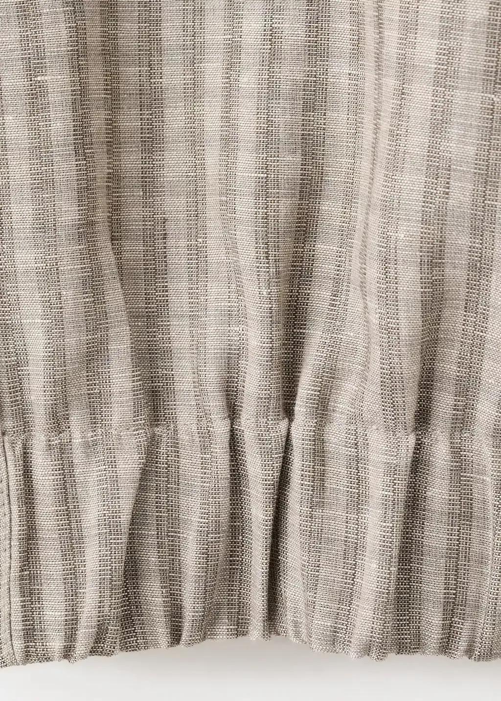 Grey Lt Pastel Checked Bomber Jacket, Light Pastel Grey, large image number 5