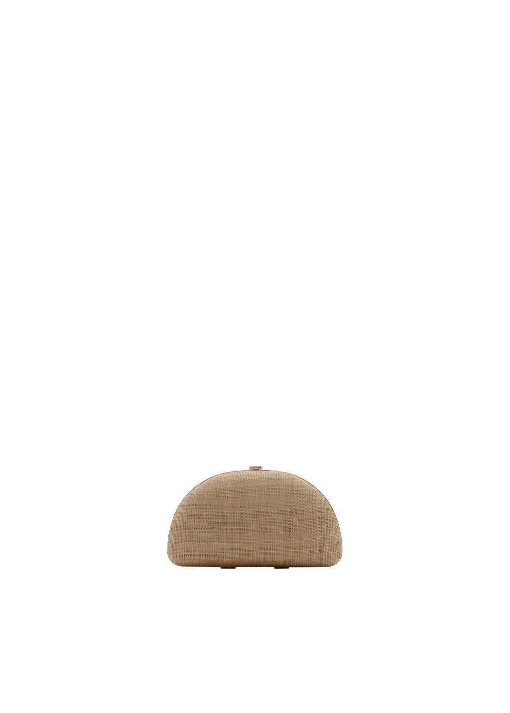 Beige Natural Fiber Clutch Bag, 0201_08, large image number 2