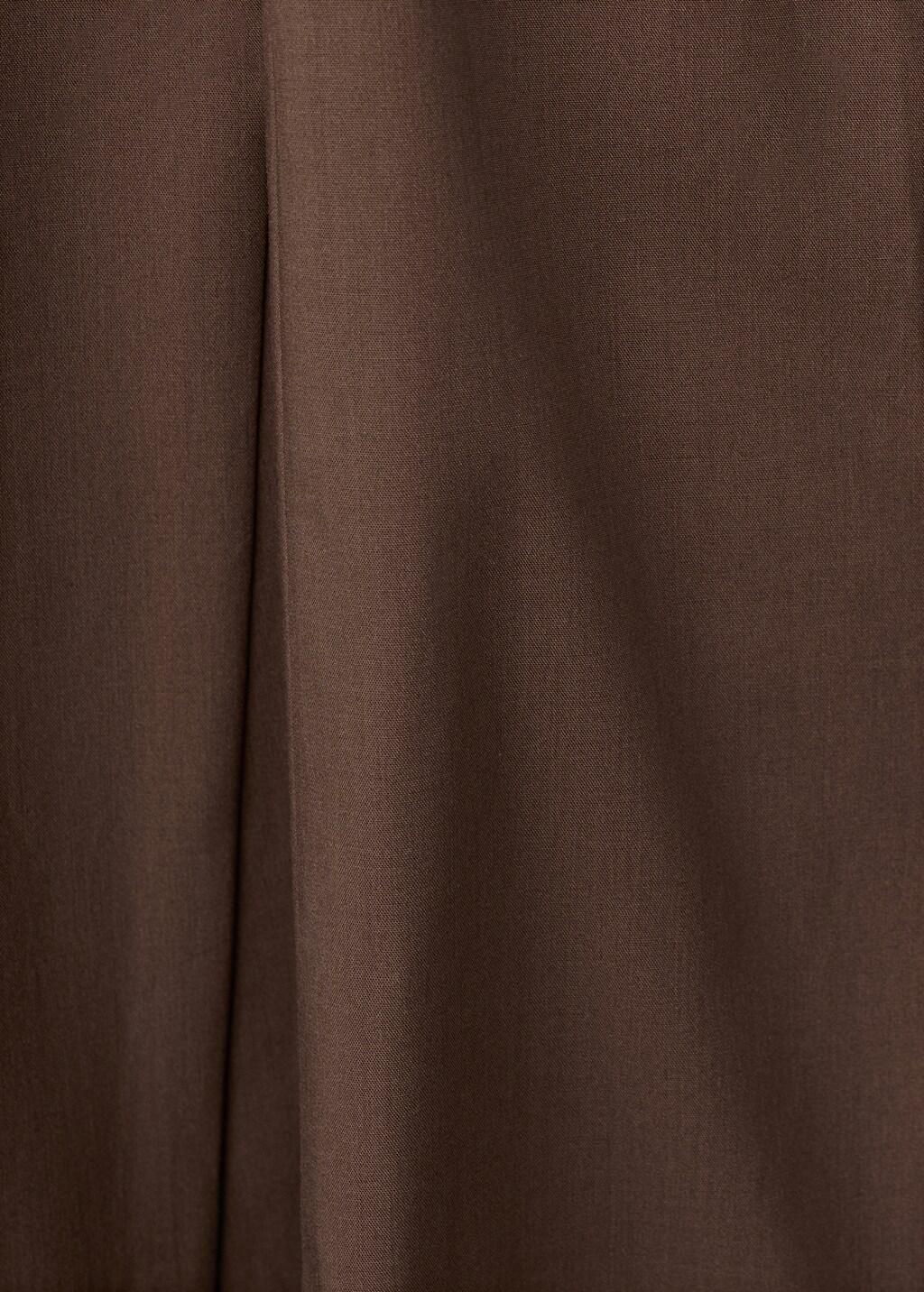 Brown Lyocell Shirt Dress, 0201_30, large image number 5