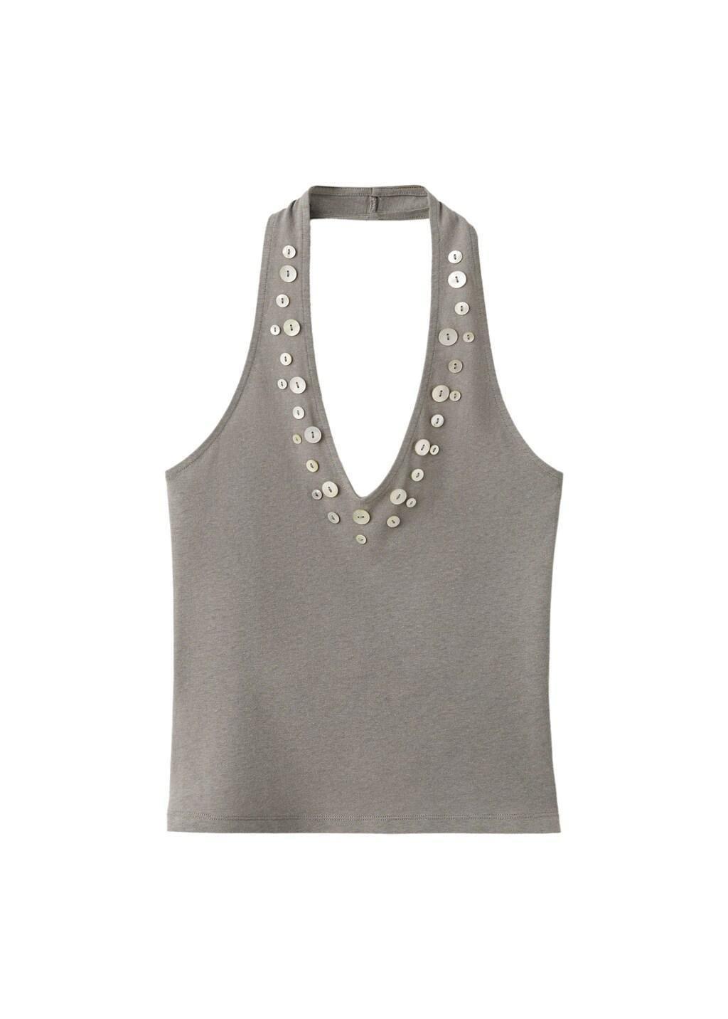 Grey Papaya-Print Swimsuit, 0201_92, large image number 6