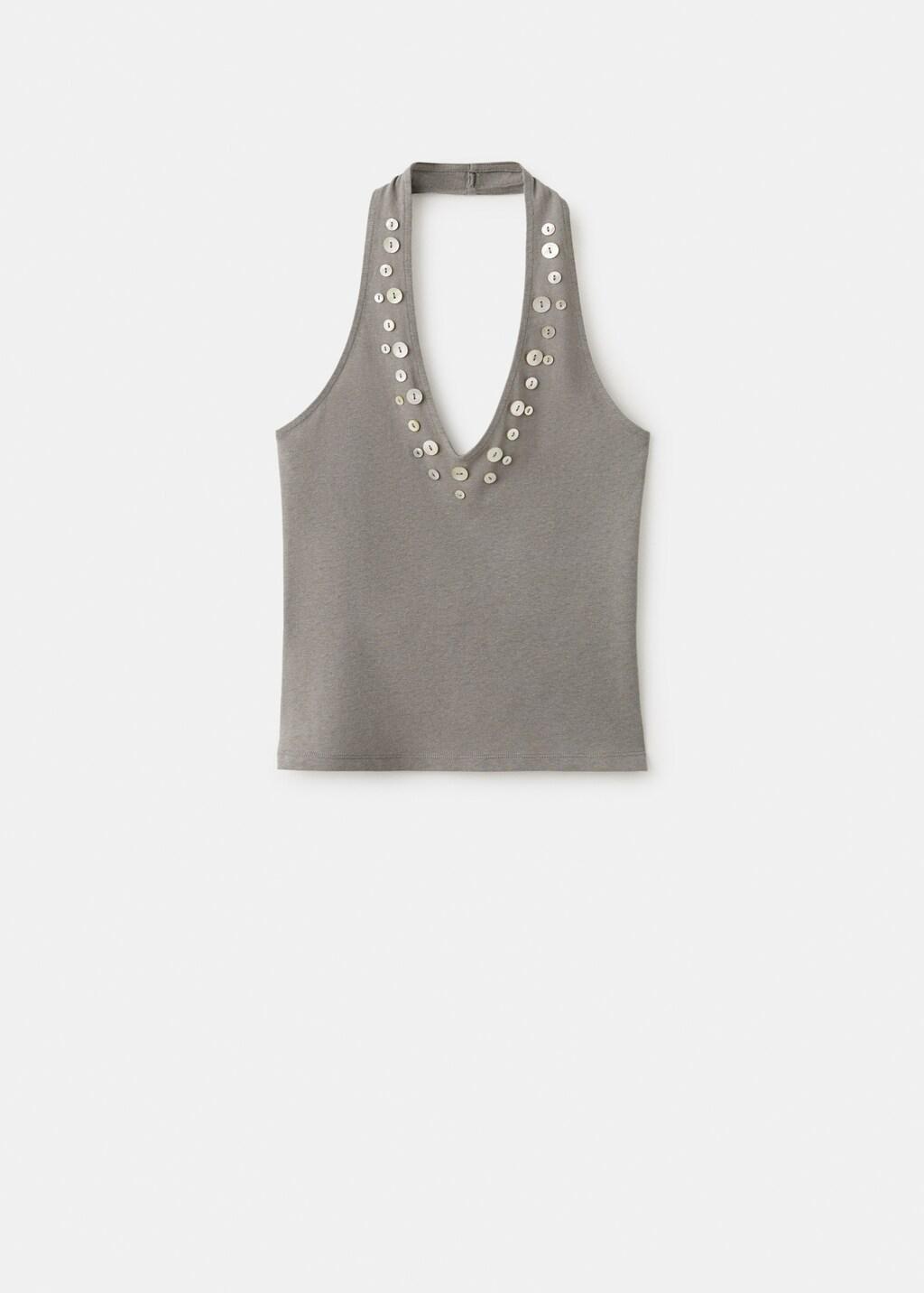 Grey Papaya-Print Swimsuit, 0201_92, large image number 7
