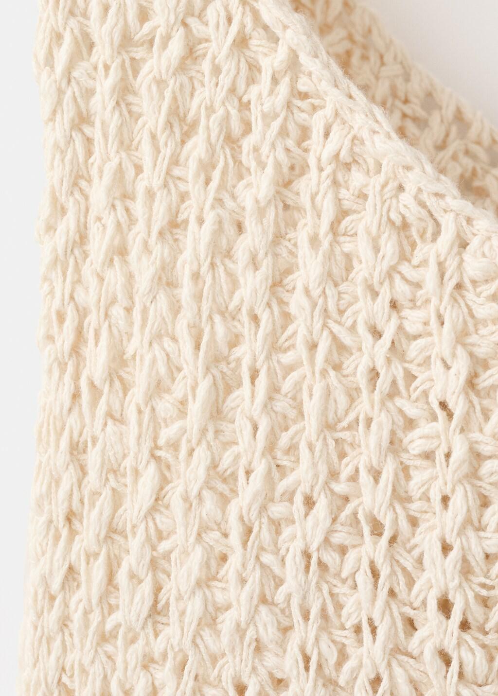 Brown Lt Pastel Round-Neck Knitted Top, Light Pastel Brown, large image number 1