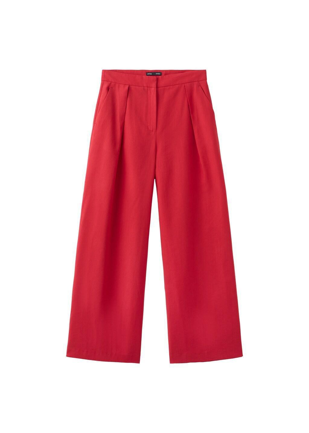 RED Straight-fit lyocell trousers, 0201_70, large image number 6