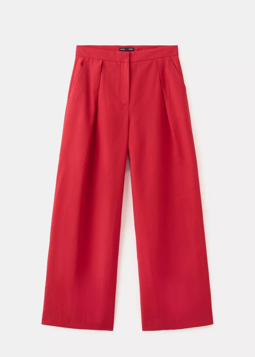 RED Straight-fit lyocell trousers, 0201_70, large image number 7