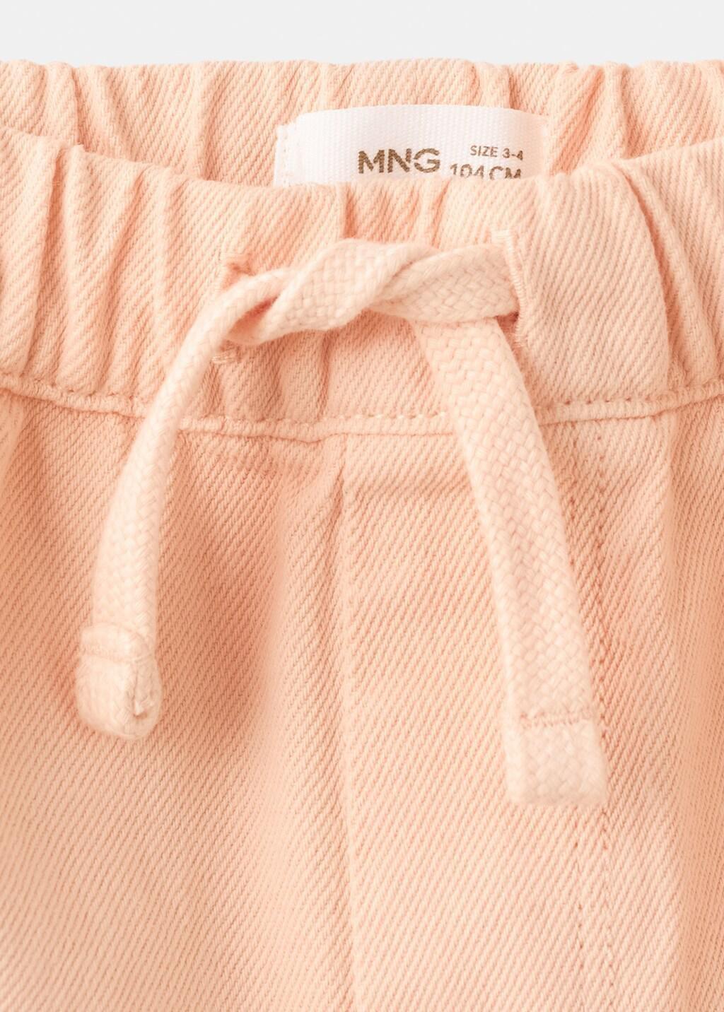 Orange Lt Pastel Cargo Bermuda Shorts, Baby Boy, Light-Pastel Orange, large image number 1