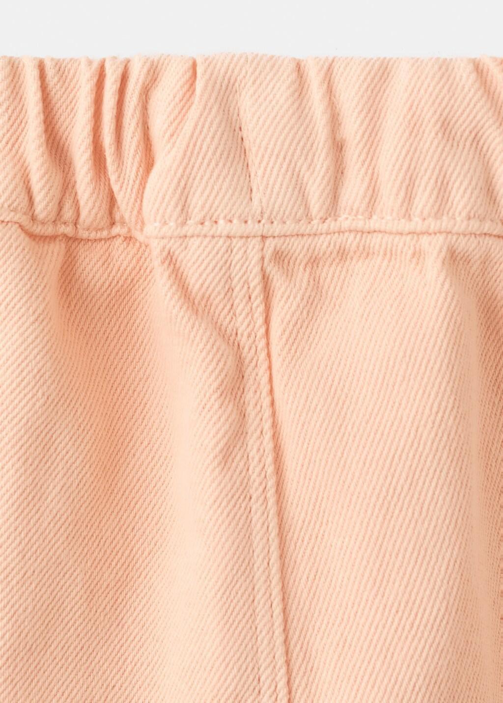 Orange Lt Pastel Cargo Bermuda Shorts, Baby Boy, Light-Pastel Orange, large image number 4