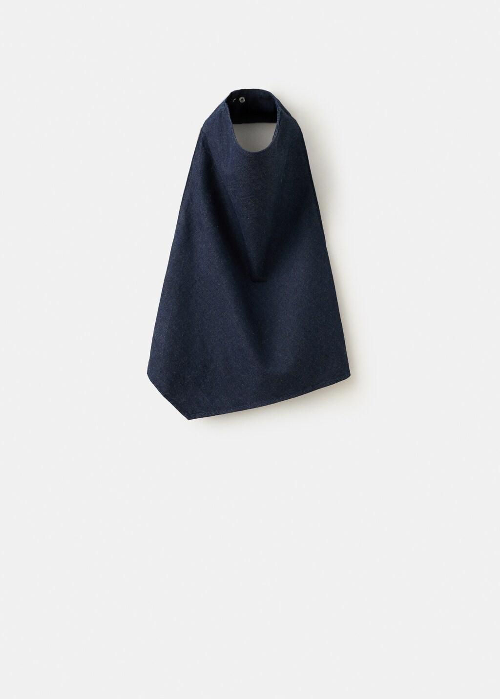 Blue Open-Back Denim Top, Open Blue, large image number 7