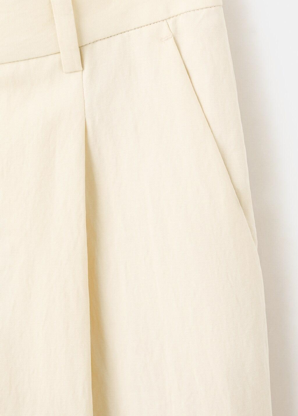 Grey Lt Pastel Mid-Rise Lyocell Trousers, 0201_06, large image number 5