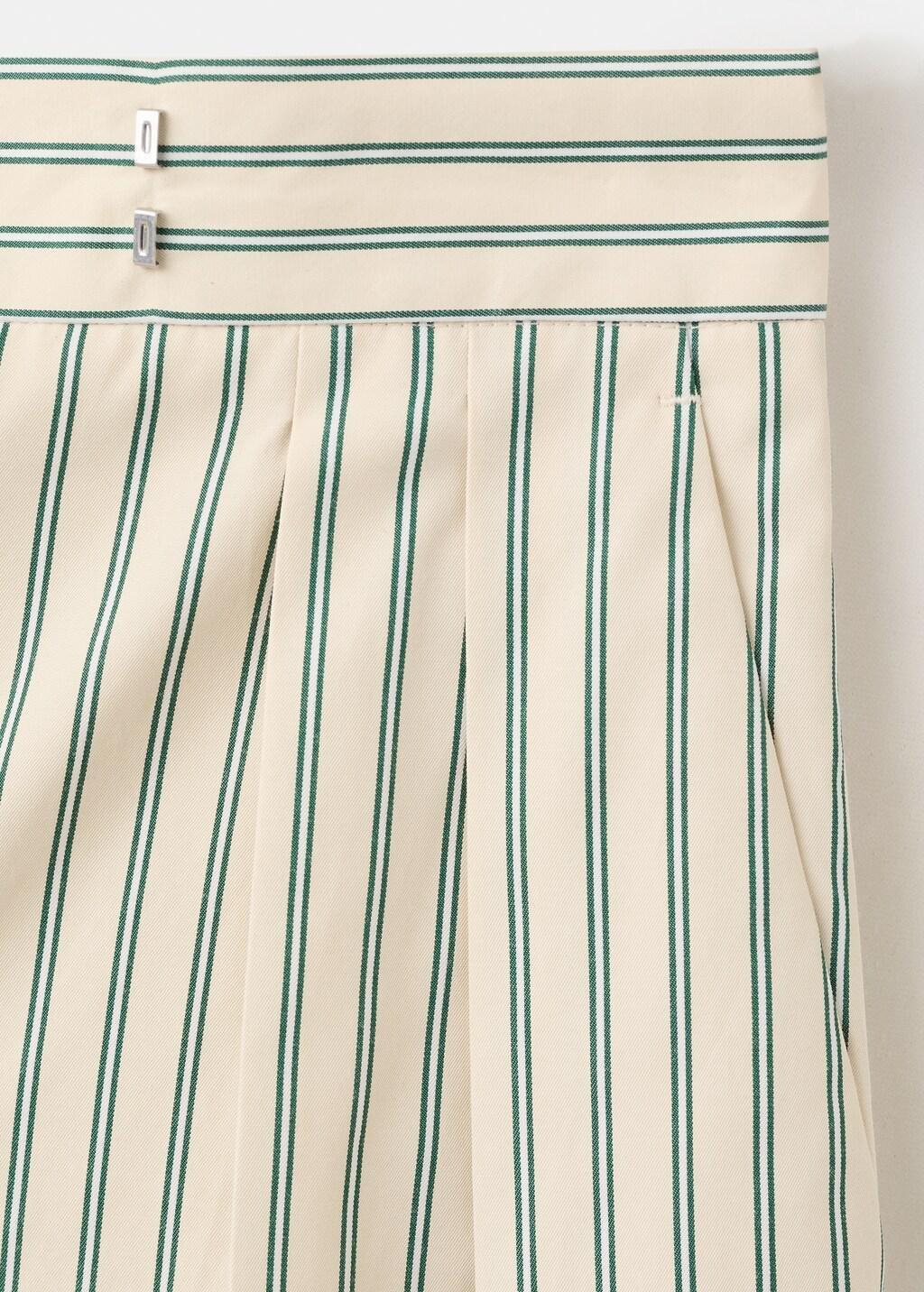 YELLOW Chalk-stripe straight trousers, 0201_12, large image number 5