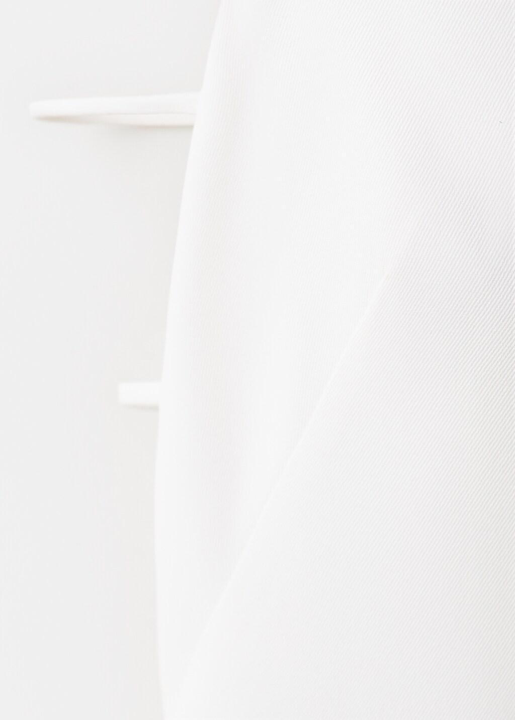 White Short Dress With Side Slits, 0201_01, large image number 1