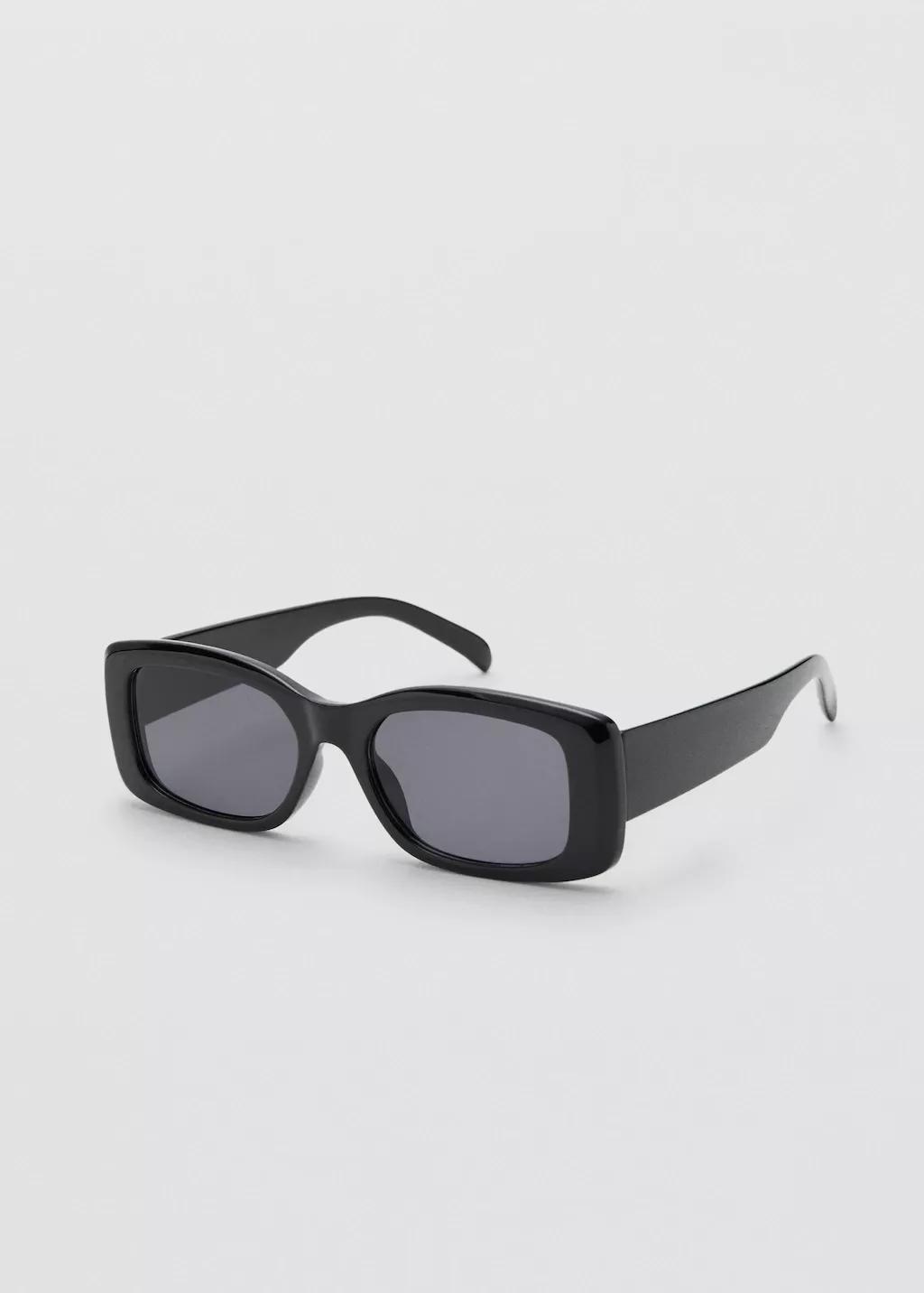 Black Rectangular-Frame Sunglasses, 0201_99, large image number 0