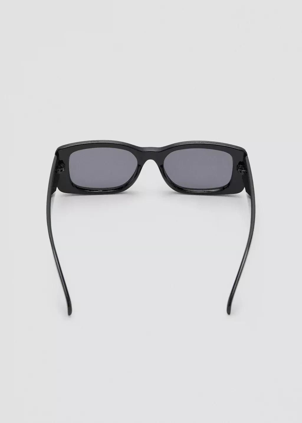 Black Rectangular-Frame Sunglasses, 0201_99, large image number 1