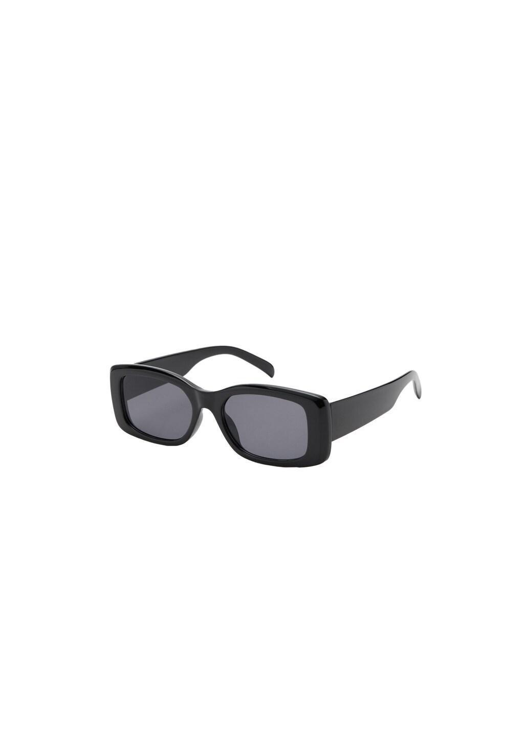 Black Rectangular-Frame Sunglasses, 0201_99, large image number 3