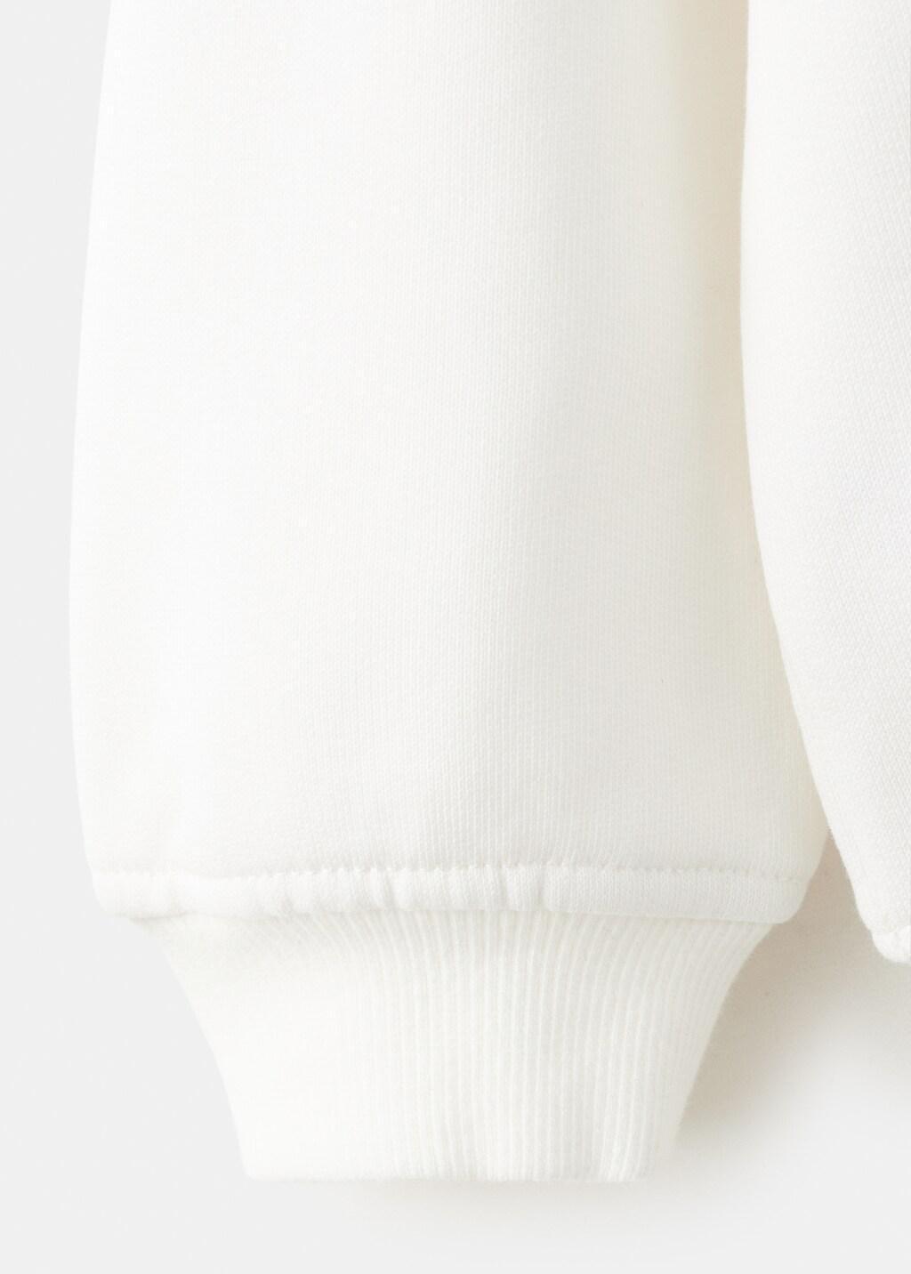 White Hello Kitty Sweatshirt, Kids Unisex, Natural White, large image number 4