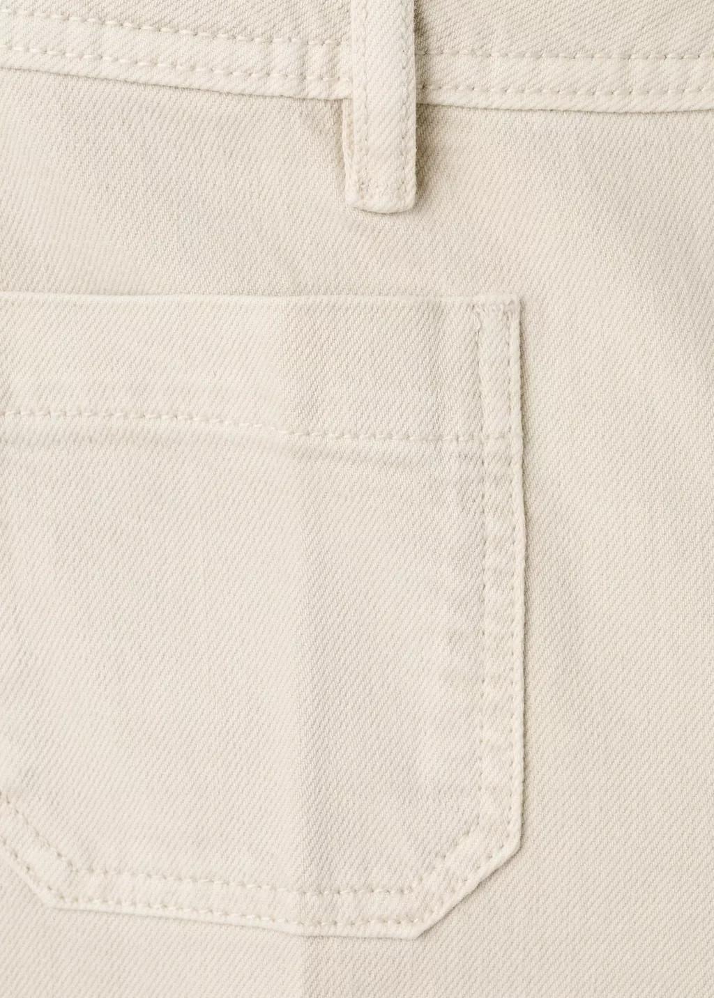 Brown Wide-Leg Jeans With Pockets, Light Pastel Brown, large image number 0