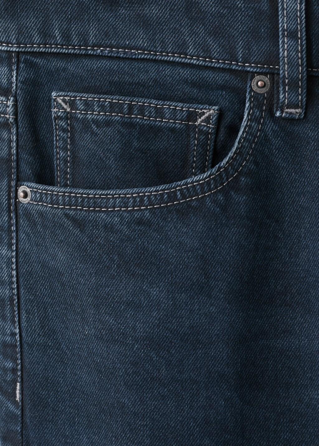 Blue Ben Cropped Tapered-Fit Jeans, Open Blue, large image number 5