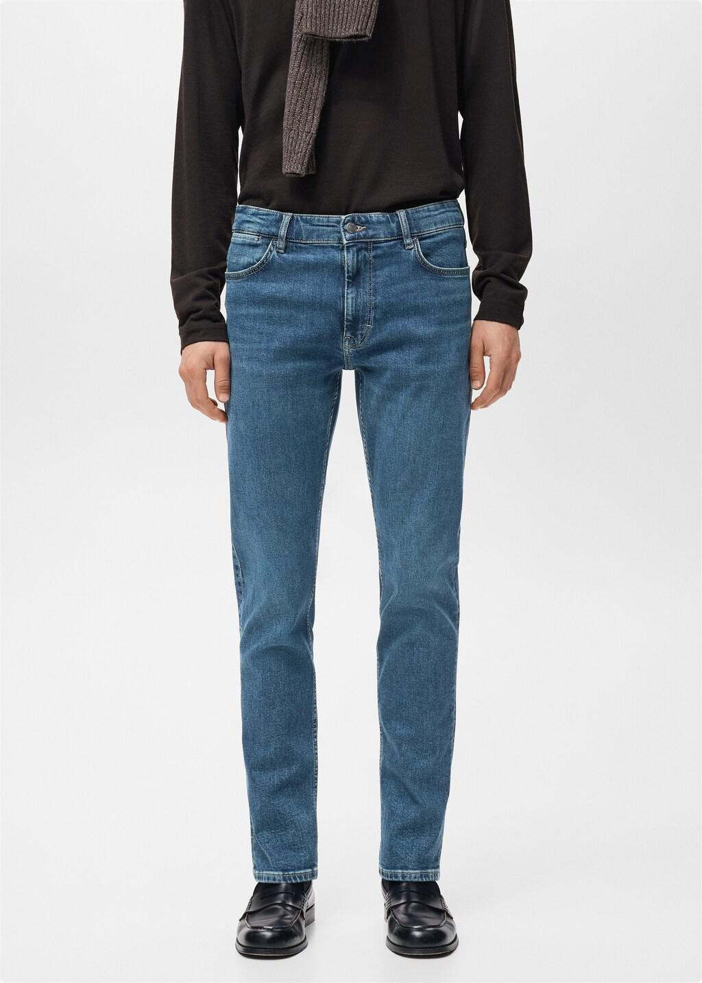 Blue Slim Fit Ultra Soft Touch Patrick Jeans, Open Blue, large image number 2