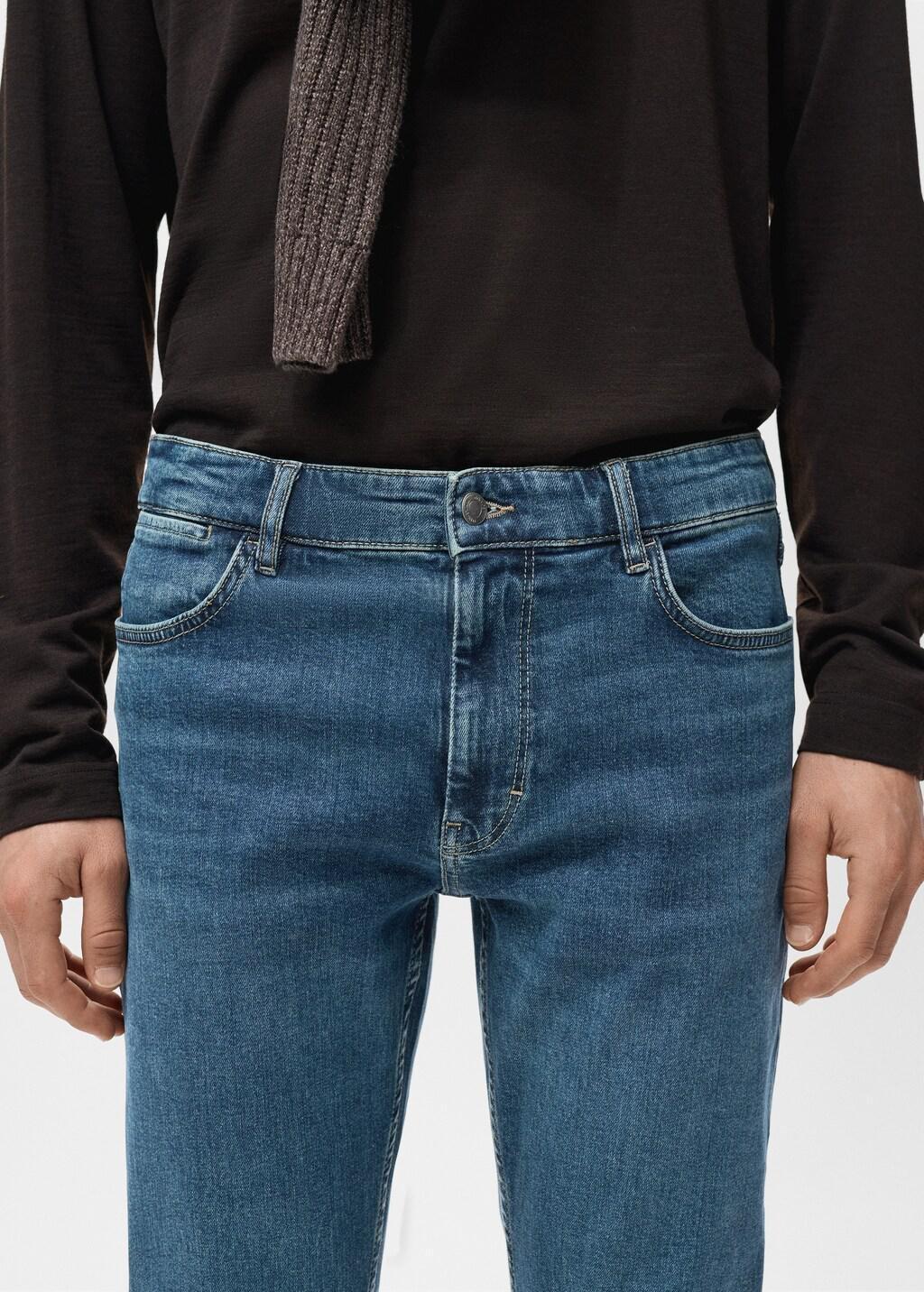 Blue Slim Fit Ultra Soft Touch Patrick Jeans, Open Blue, large image number 3