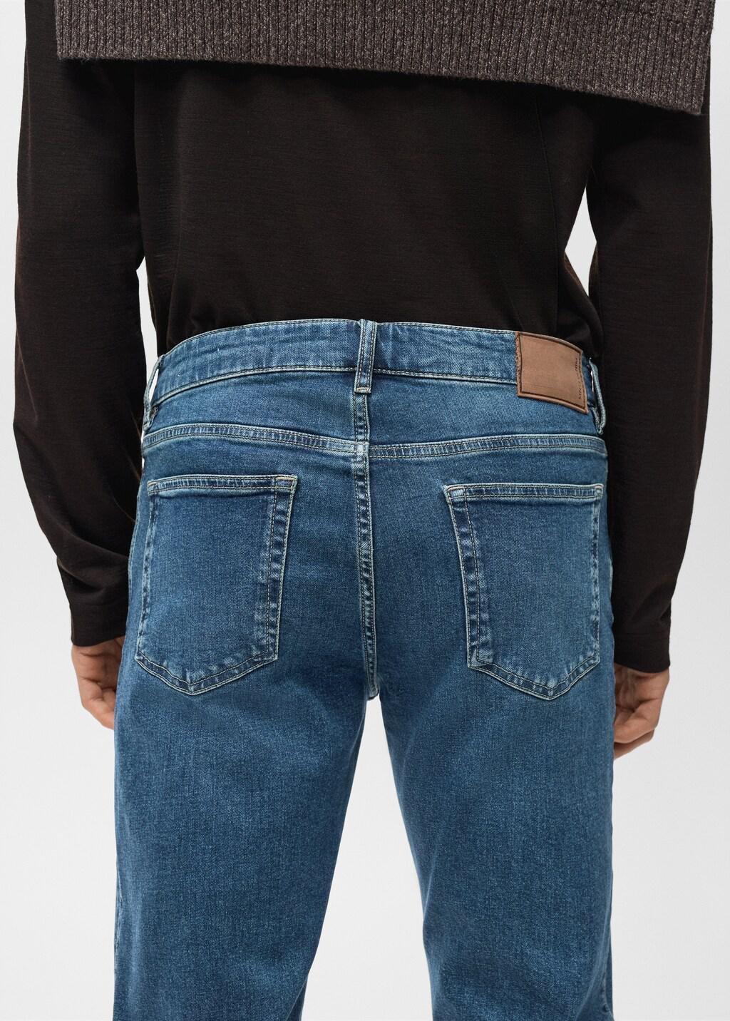 Blue Slim Fit Ultra Soft Touch Patrick Jeans, Open Blue, large image number 4