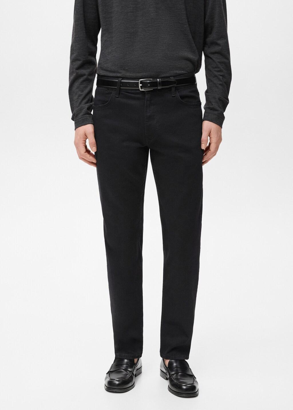 Grey Slim Fit Ultra Soft Touch Patrick Jeans, Open Grey, large image number 3