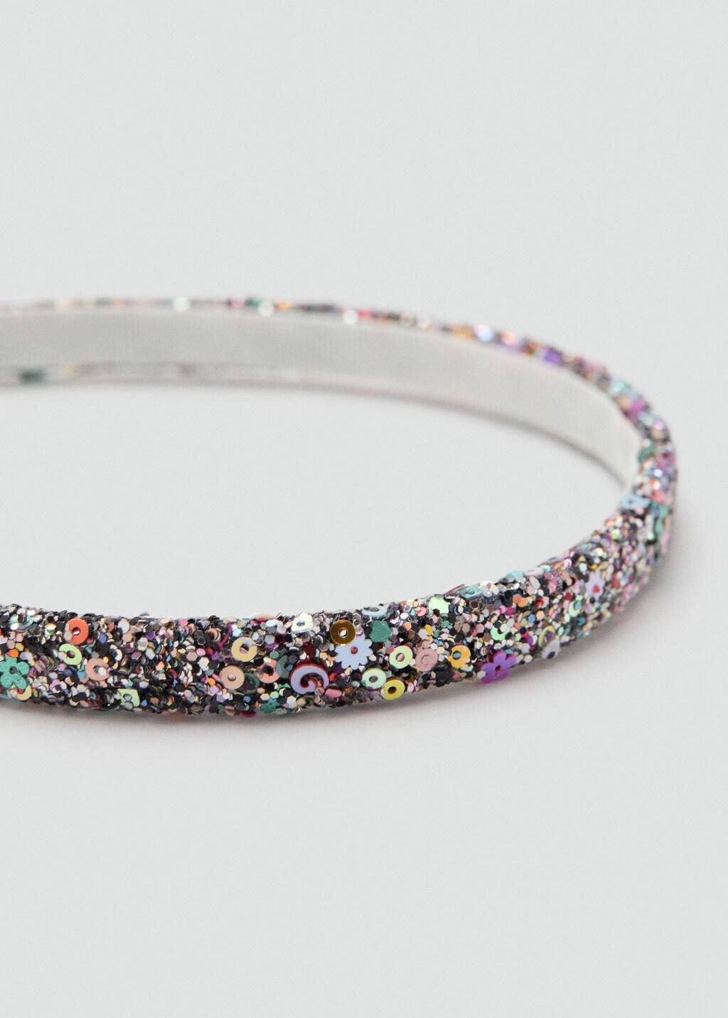 PINK Sequin shimmer headband, Kids Girl, Pink, medium