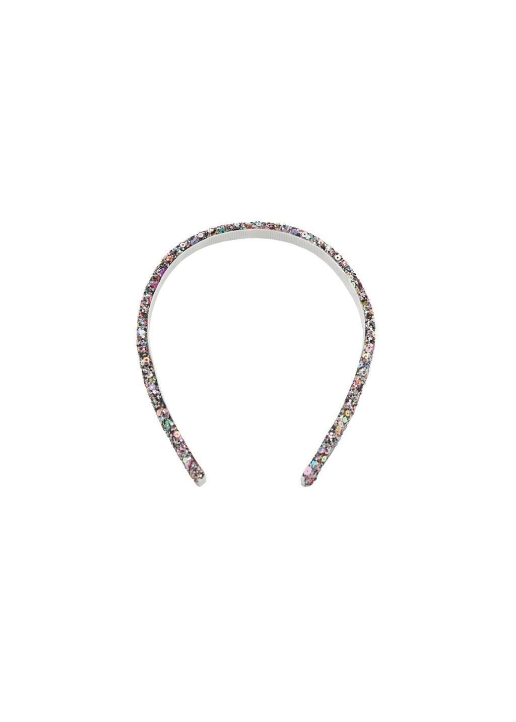 PINK Sequin shimmer headband, Kids Girl, Pink, medium