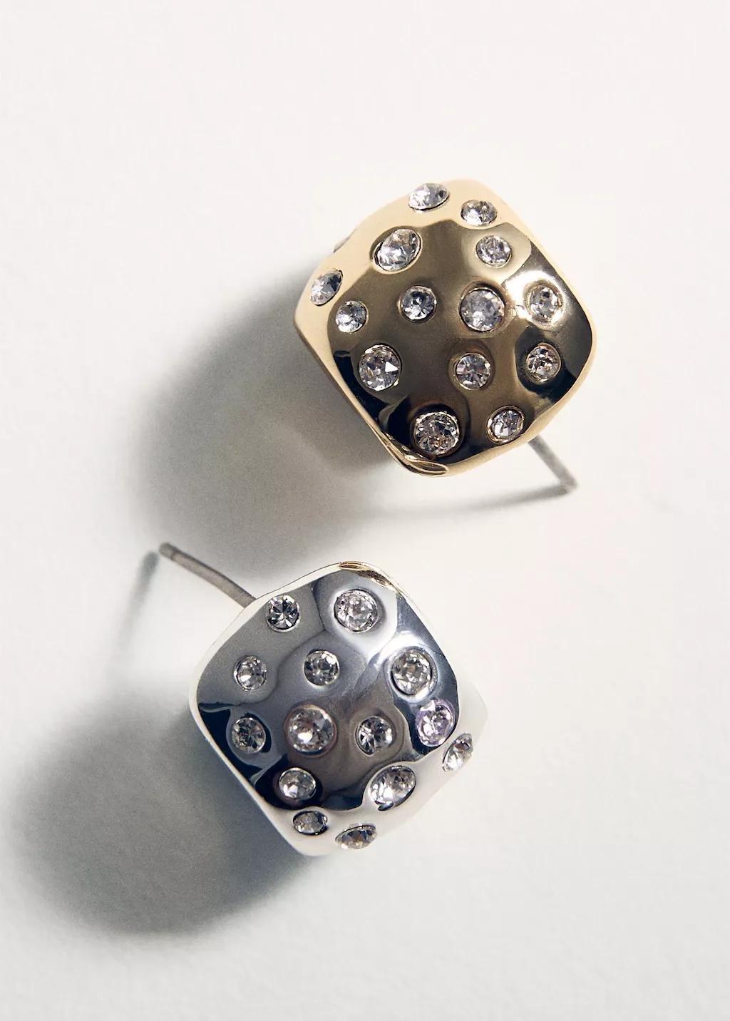 Gold Combined Earring Set, Gold, large image number 2