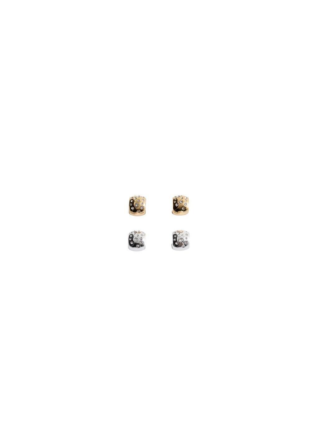 Gold Combined Earring Set, Gold, large image number 3