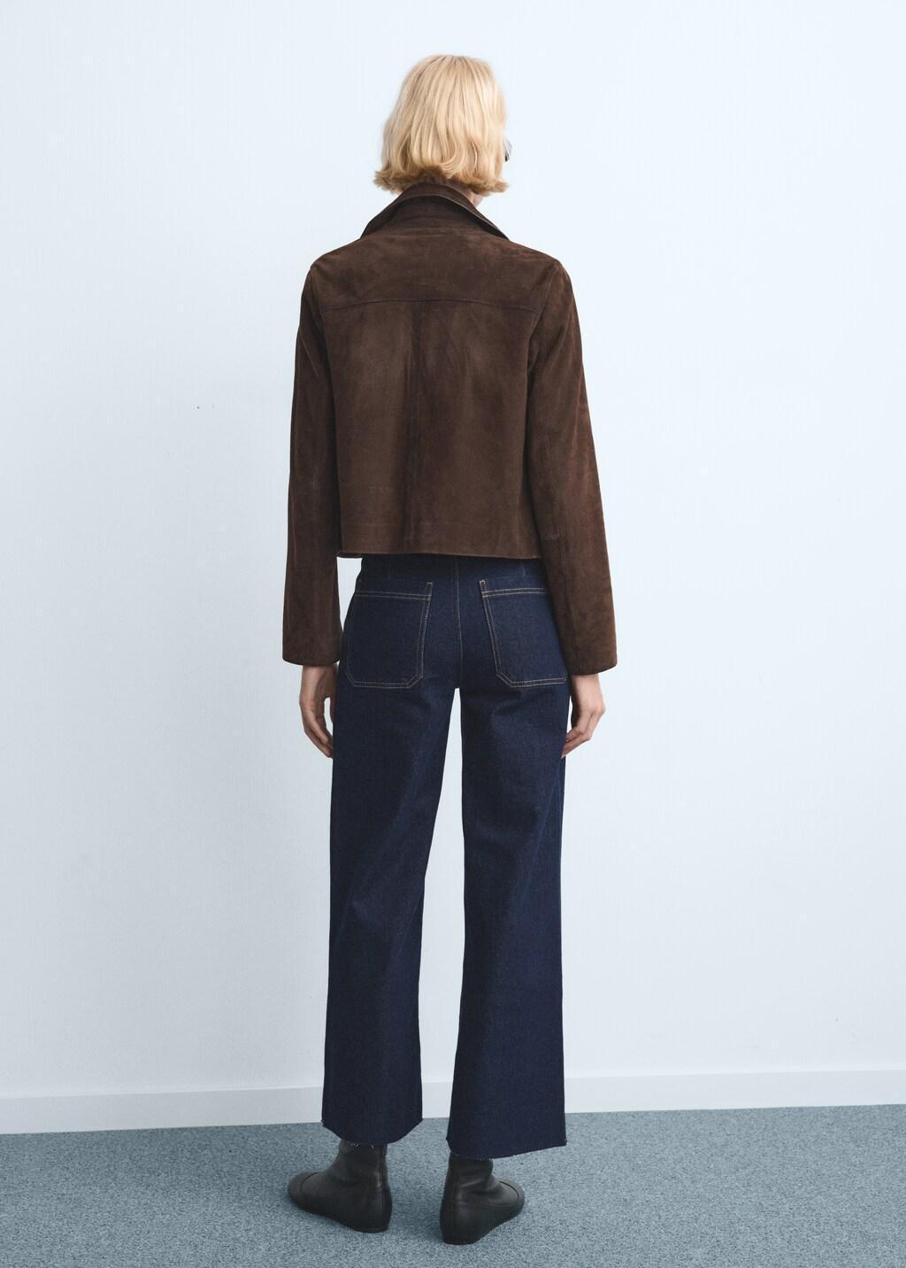 Blue Catherin Culotte High-Rise Jeans, Open Blue, large image number 2