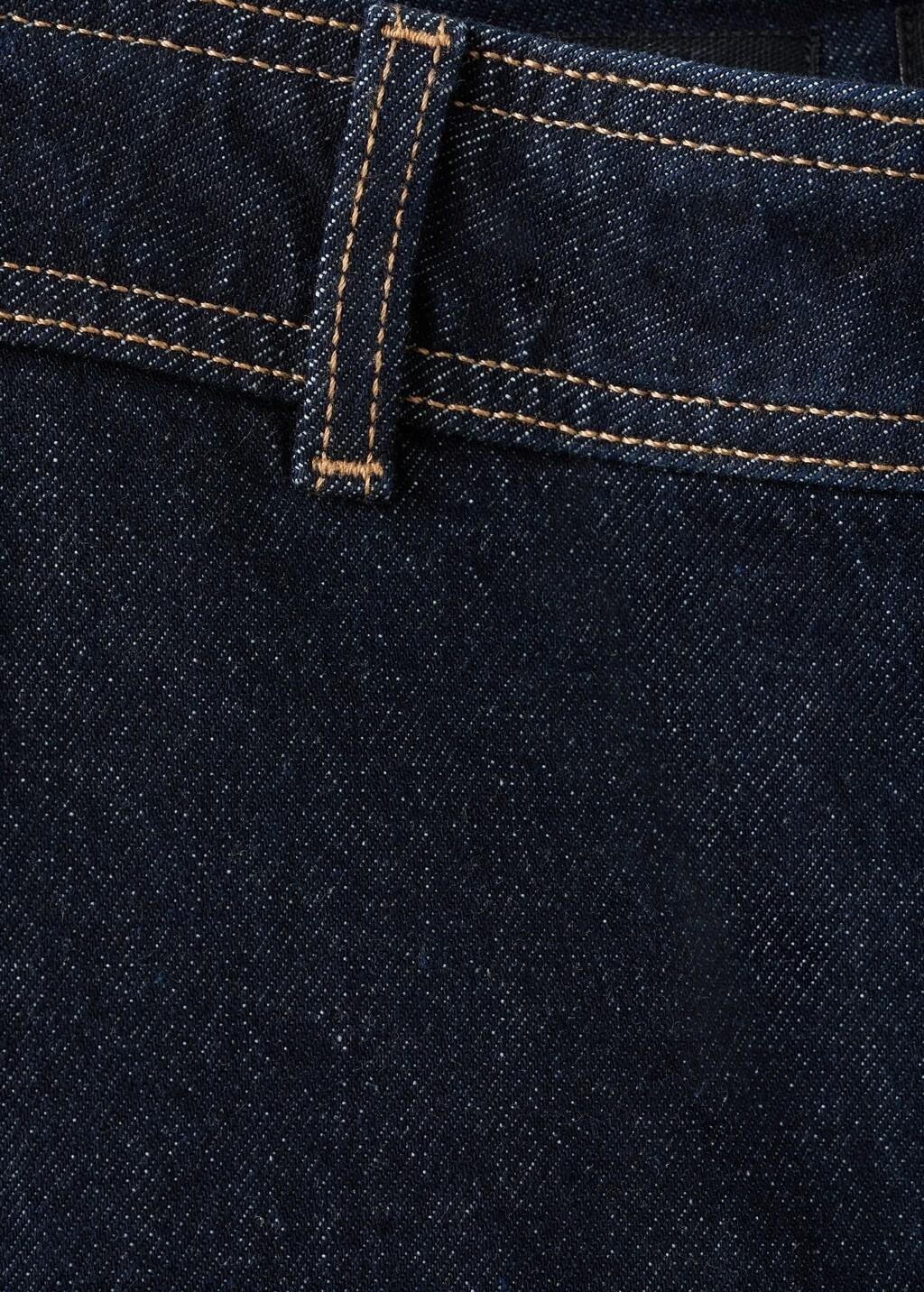 Blue Catherin Culotte High-Rise Jeans, Open Blue, large image number 4