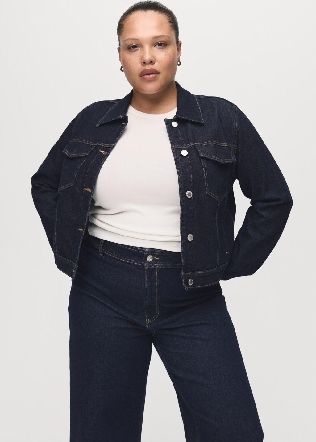 Blue Catherin Culotte High-Rise Jeans, Open Blue, large image number 5