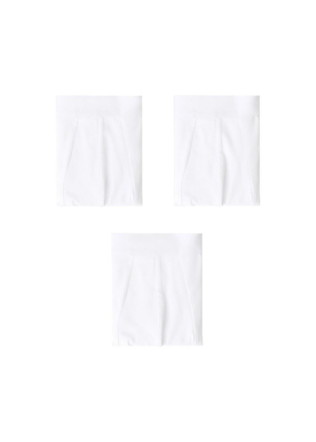 White Combined Briefs, Set Of 3, 0201_01, large image number 2