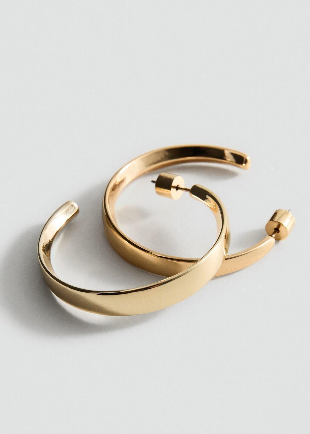 GOLD Hoop earrings, 0201_OR, large image number 0