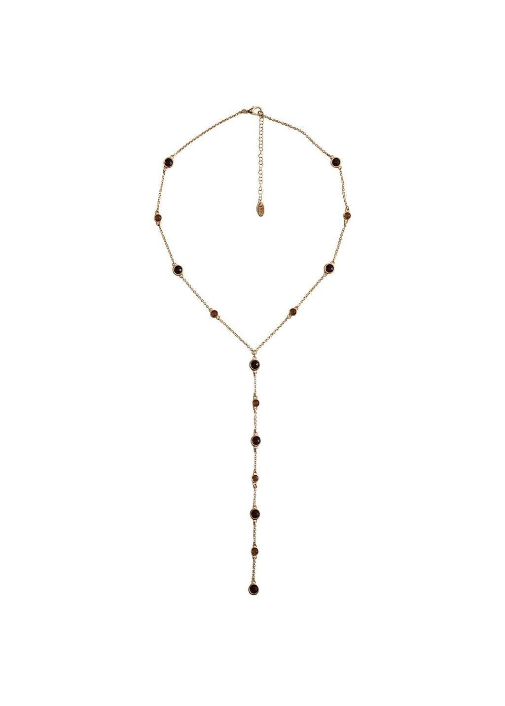 Gold Long Triple Necklace, Gold, large image number 3