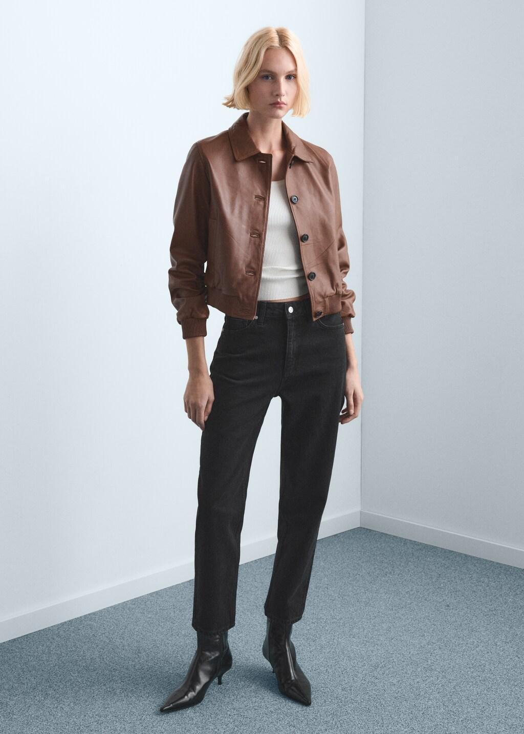 Black Mom2000 High-Rise Jeans, 0201_TN, large image number 0