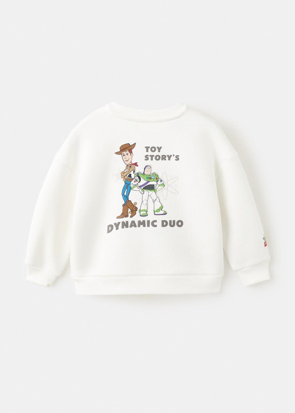 White Toy Story Sweatshirt, Kids Unisex, Natural White, large image number 2