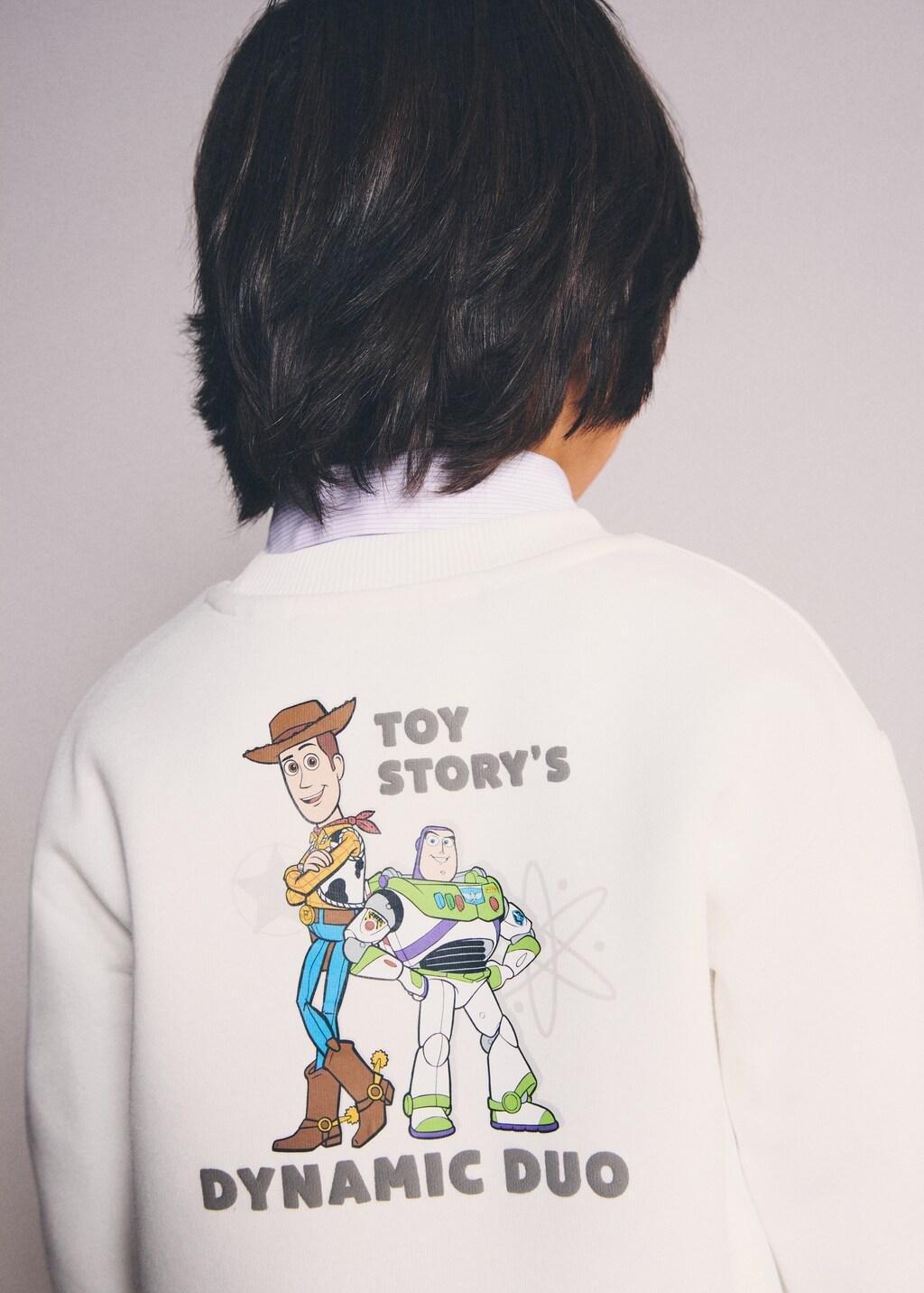 White Toy Story Sweatshirt, Kids Unisex, Natural White, large image number 3