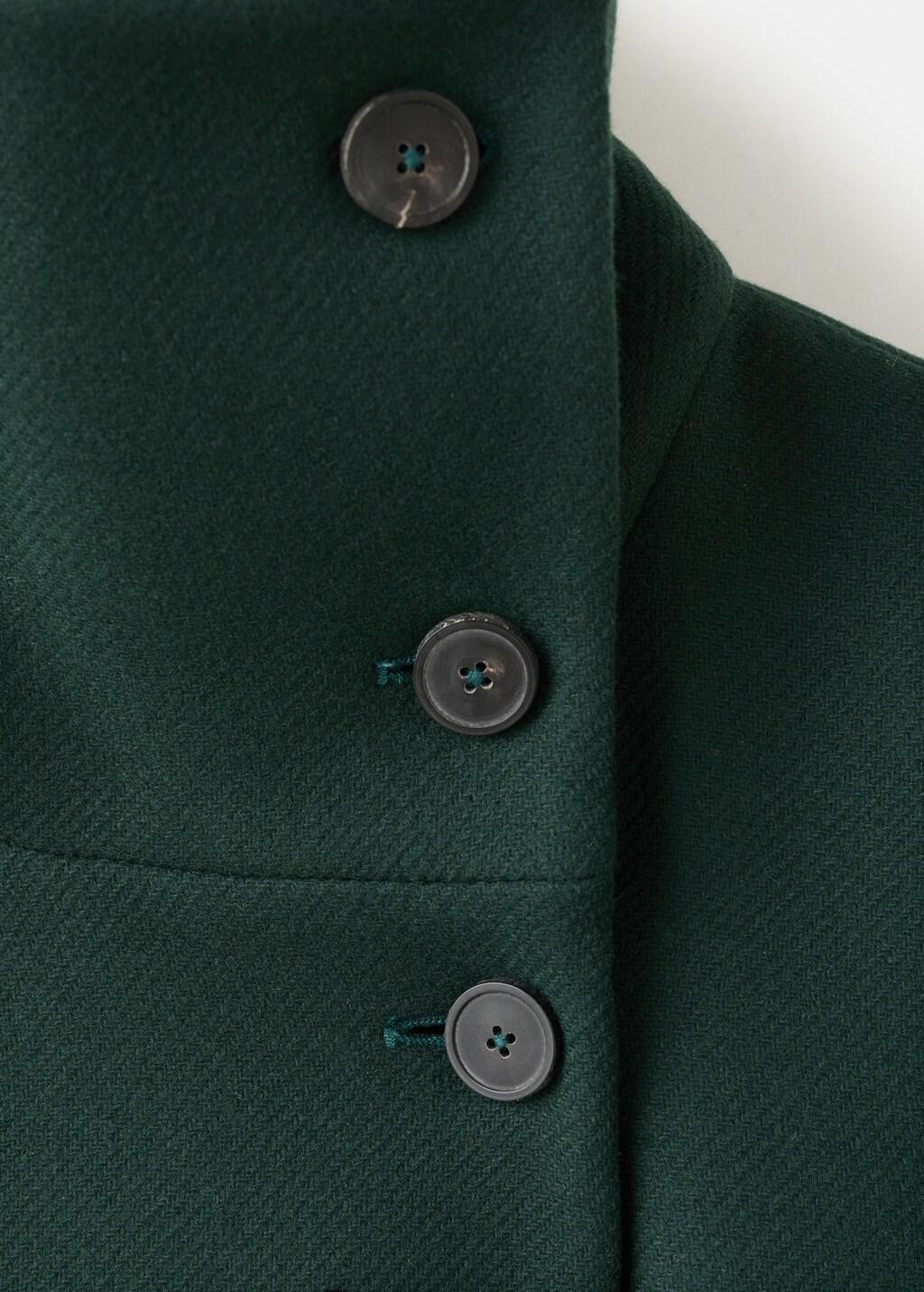 GREEN Manteco wool coat with belt, 0201_43, medium