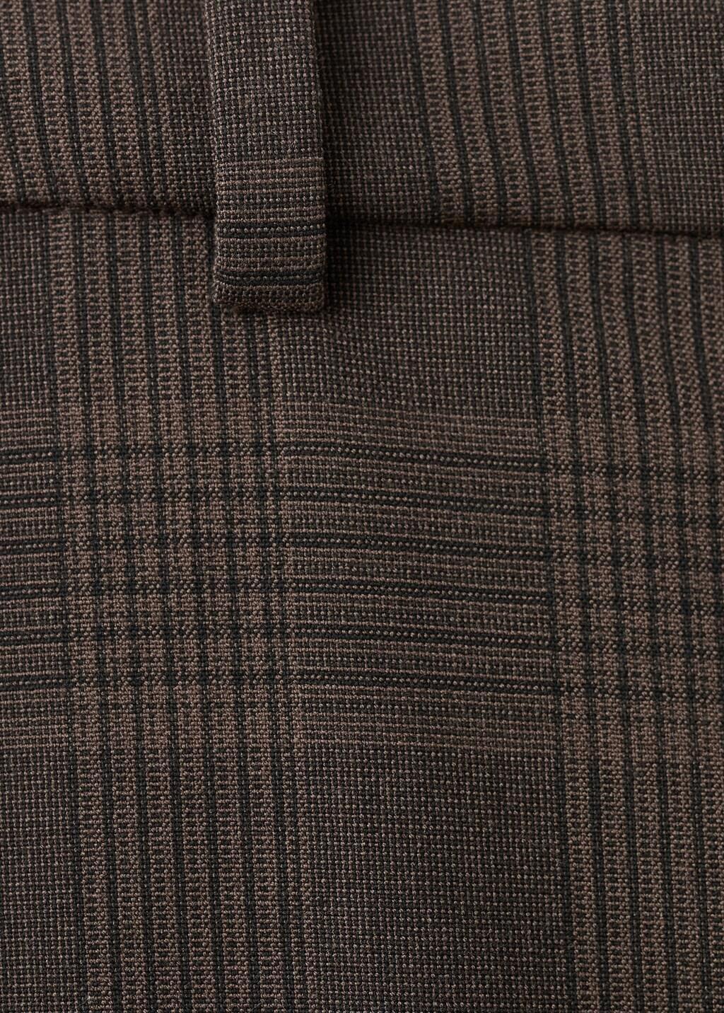 Brown Check Suit Trousers, 0201_30, large image number 5