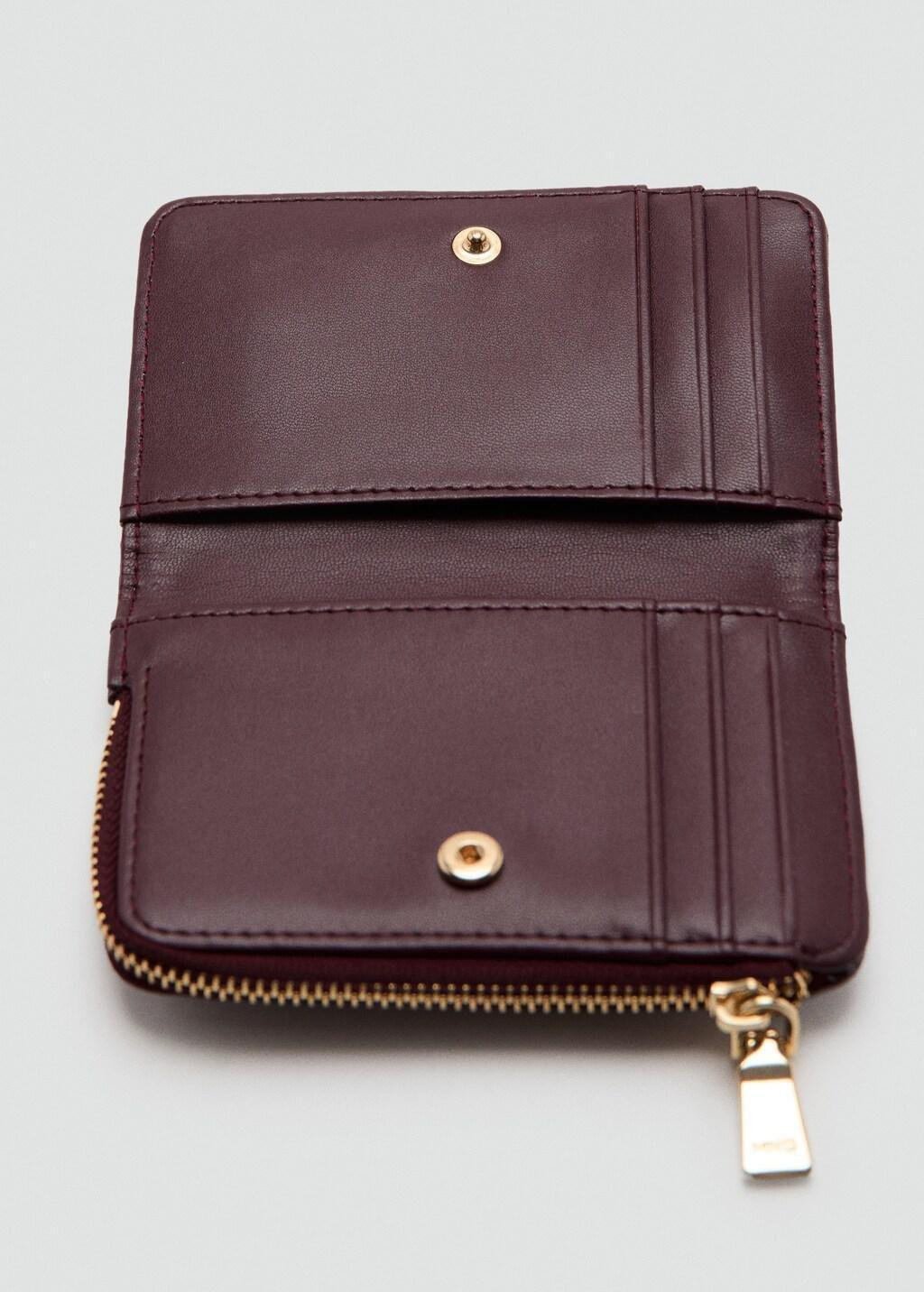 Red Small Padded Wallet, 0201_78, large image number 4