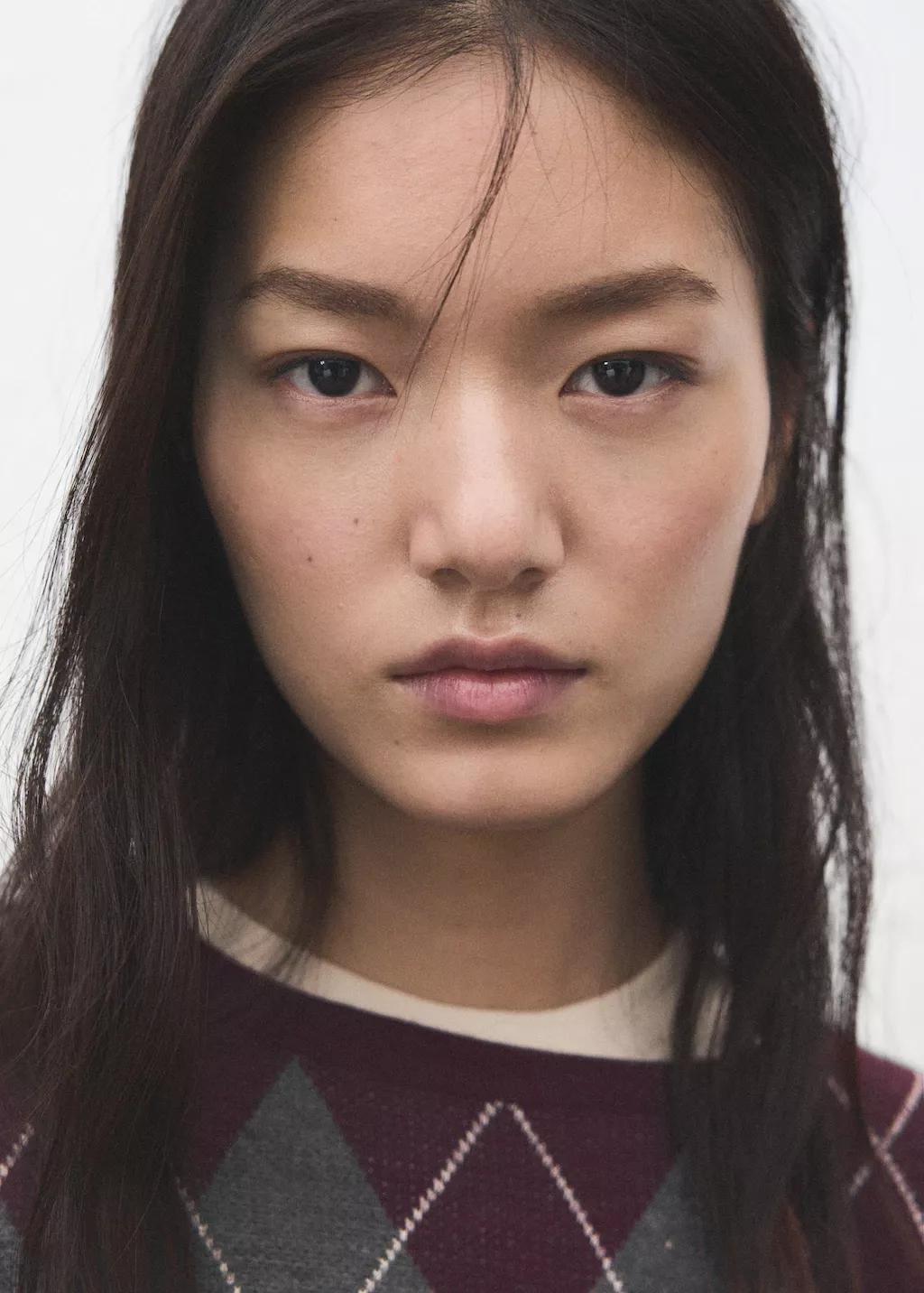 Grey Argyle Knit Sweater, Medium Grey, large image number 4