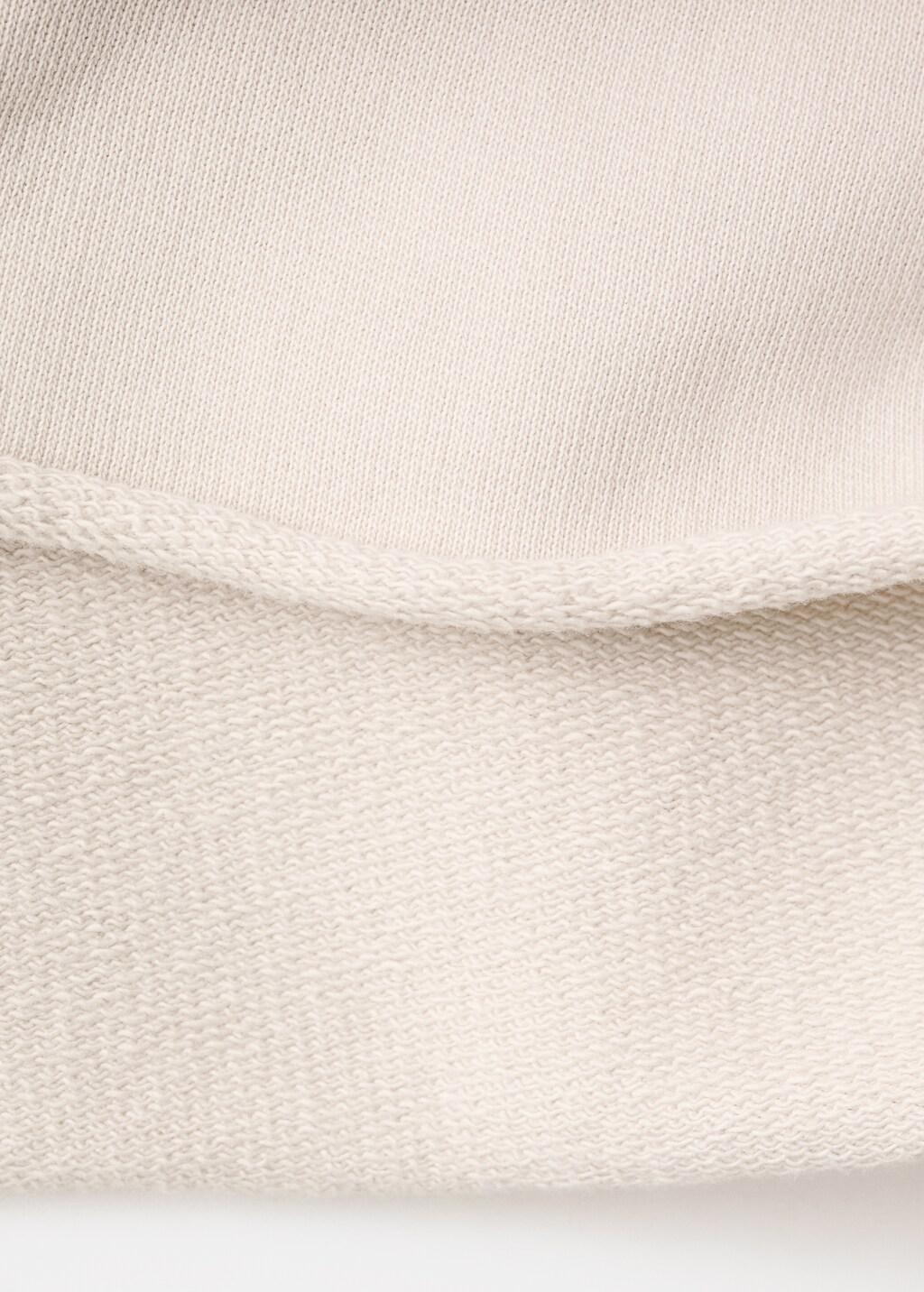 Beige Oversized Printed Sweatshirt, Kids Girl, Light Beige, large image number 3