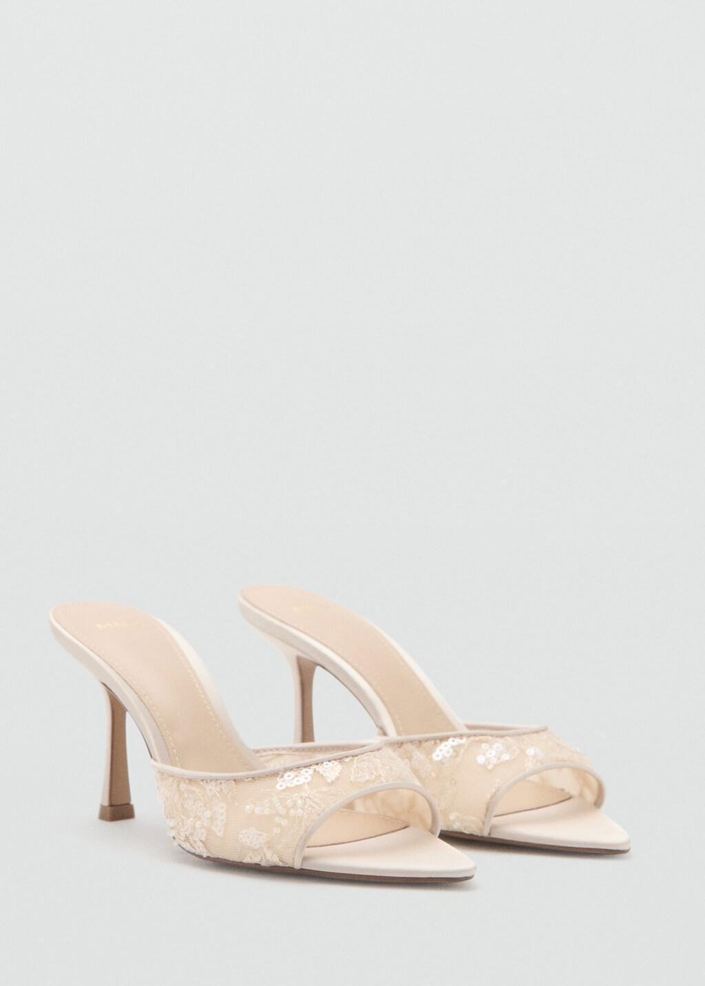 Pink Lace Heeled Sandals, 0201_80, medium